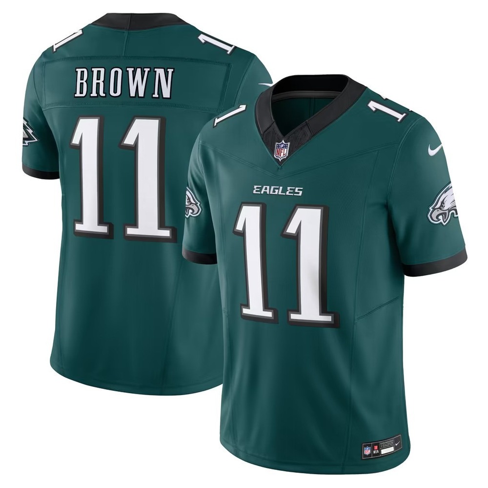 A.J. Brown Philadelphia Eagles Nike Vapor F.U.S.E. Limited Jersey XL - Green